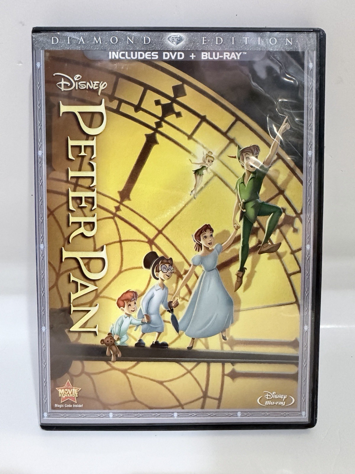Disney Peter Pan Diamond Edition Blu-ray + DVD 2-Disc Set G 77 Min