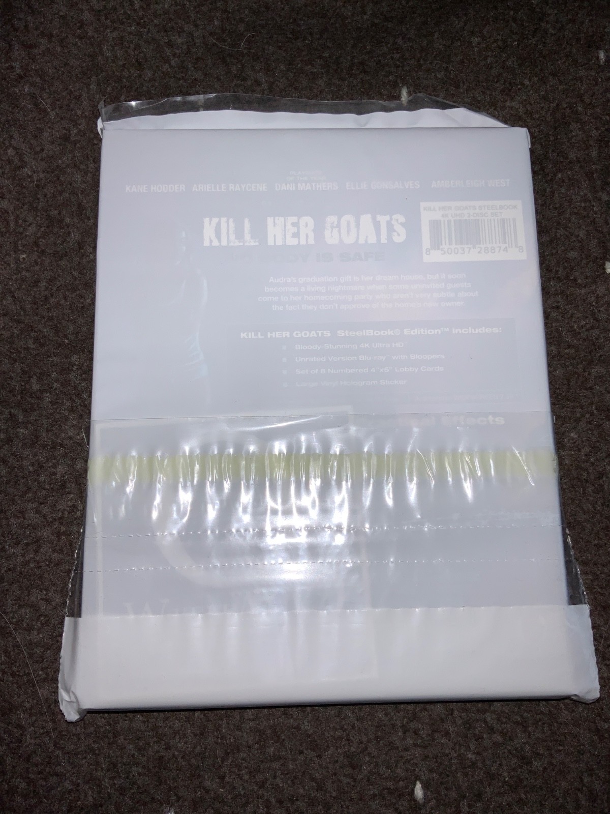 Kill Her Goats LE Steelbook 4K UHD + BLU-RAY Autographed by Steve Wolsh