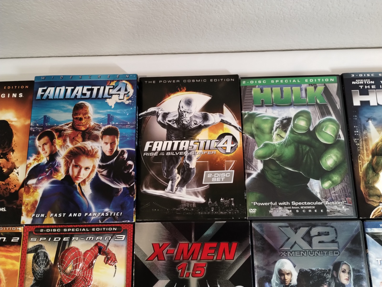 Marvel / DC Movies DVD Lot of 19 + 2 Makings of DVDs Excellent Condition