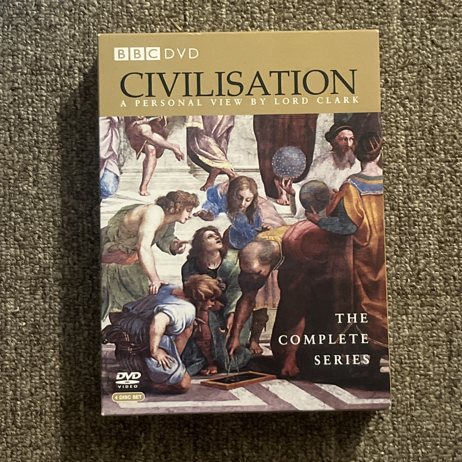 Civilisation: A Personal View By Lord Clark (DVD Region 2, 1969, 4-Disc Box Set)