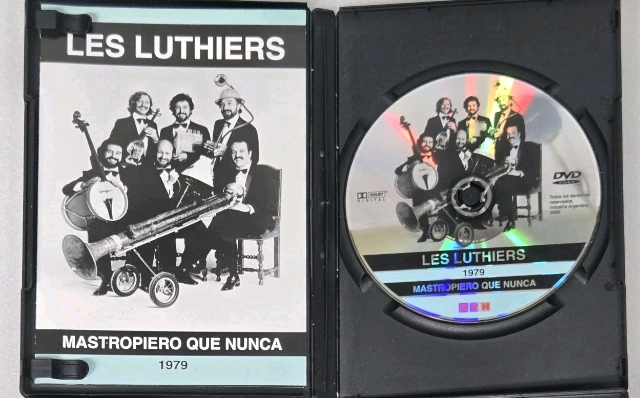 Les Luthiers Mastropiero Que Nunca 1979 DVD 105 Min 2000 Good Condition