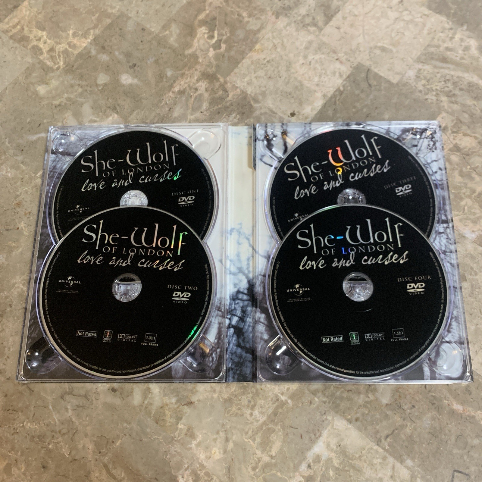 She-Wolf of London DVD Set Love and Curses The Complete Series 4 Disc Kate Hodge