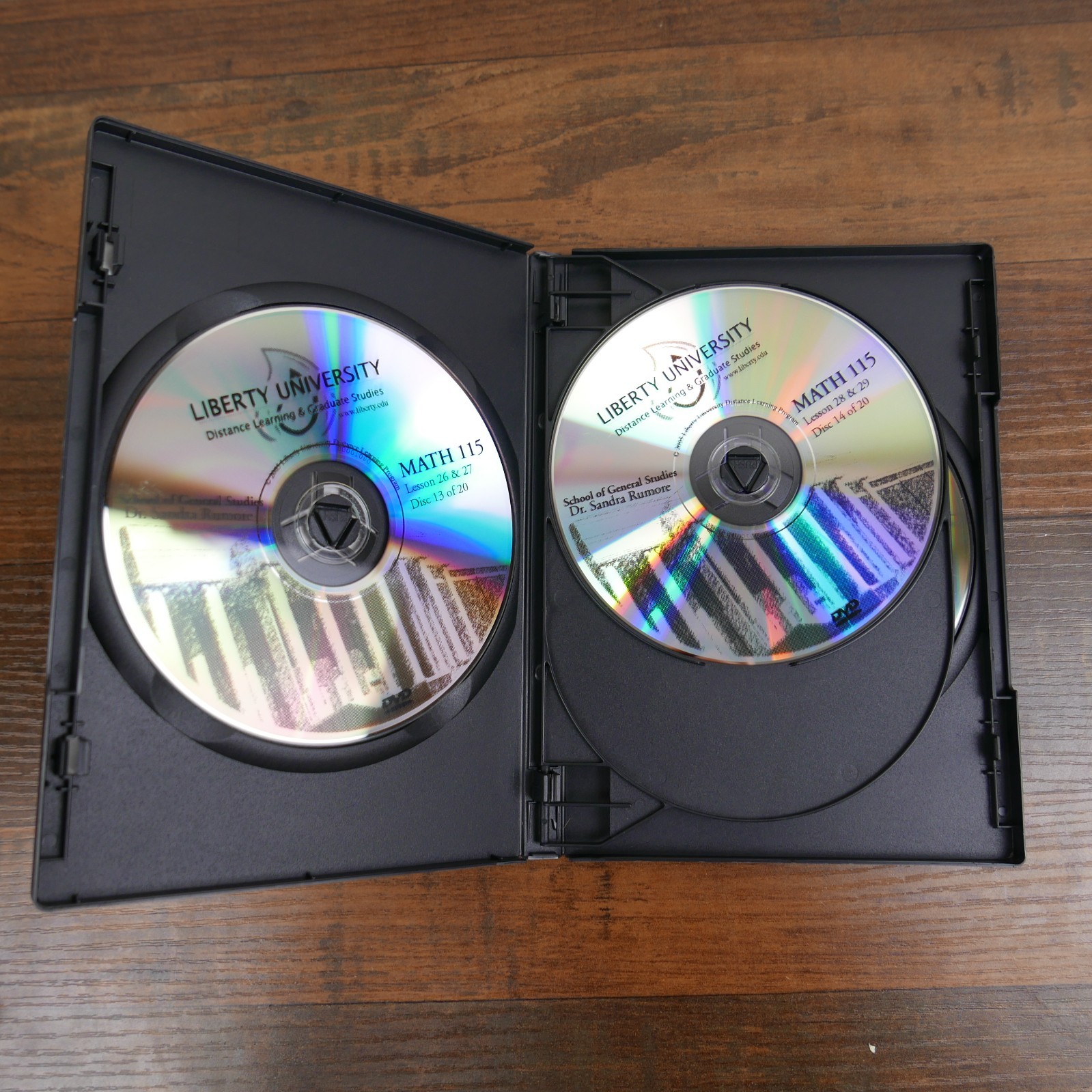 Liberty University General Studies Distance Learning Program DVD Math 115 Rumore