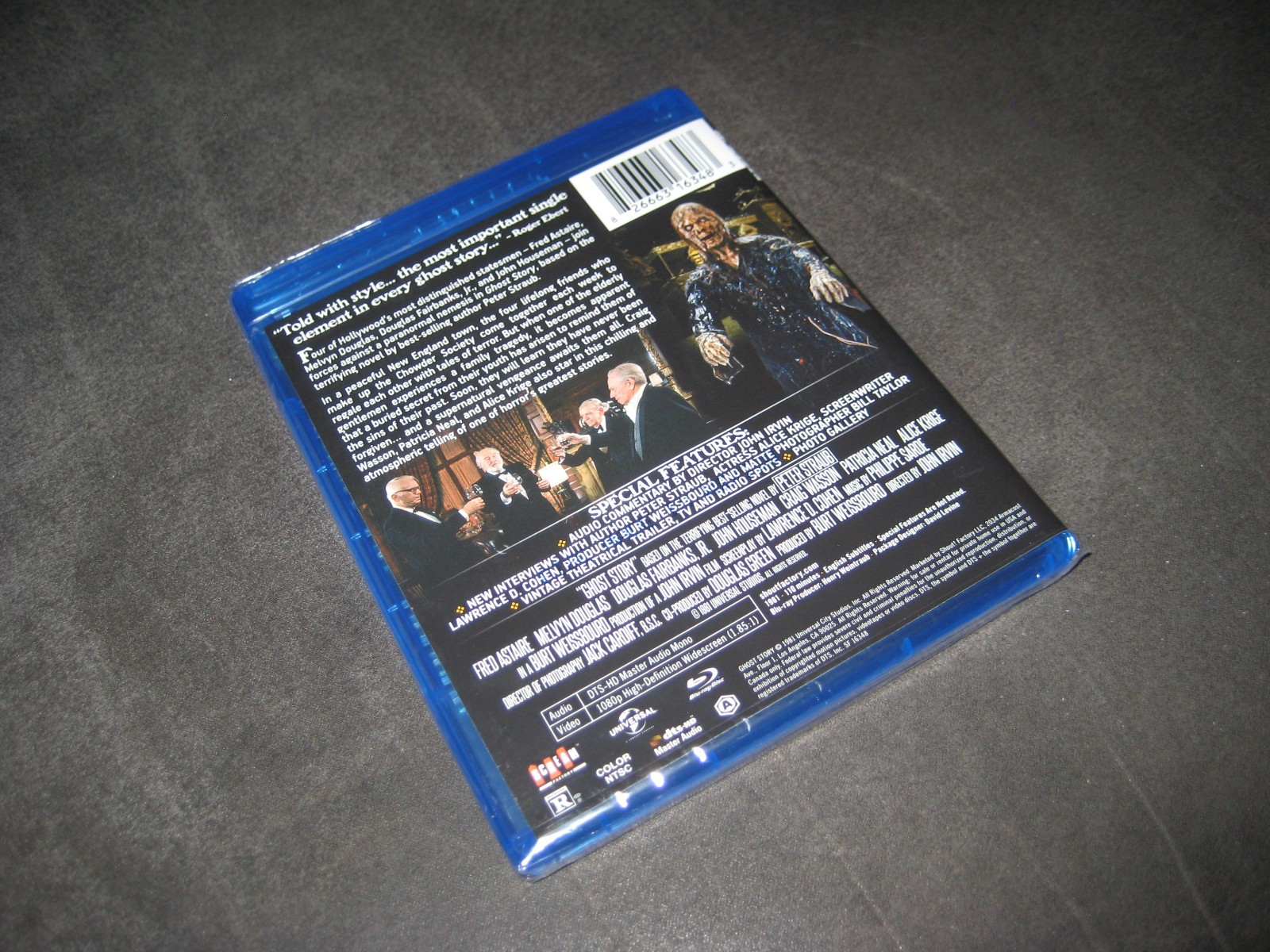 GHOST STORY (BLU-RAY 2015) BRAND NEW – RATED R – WIDESCREEN – HORROR – DRAMA