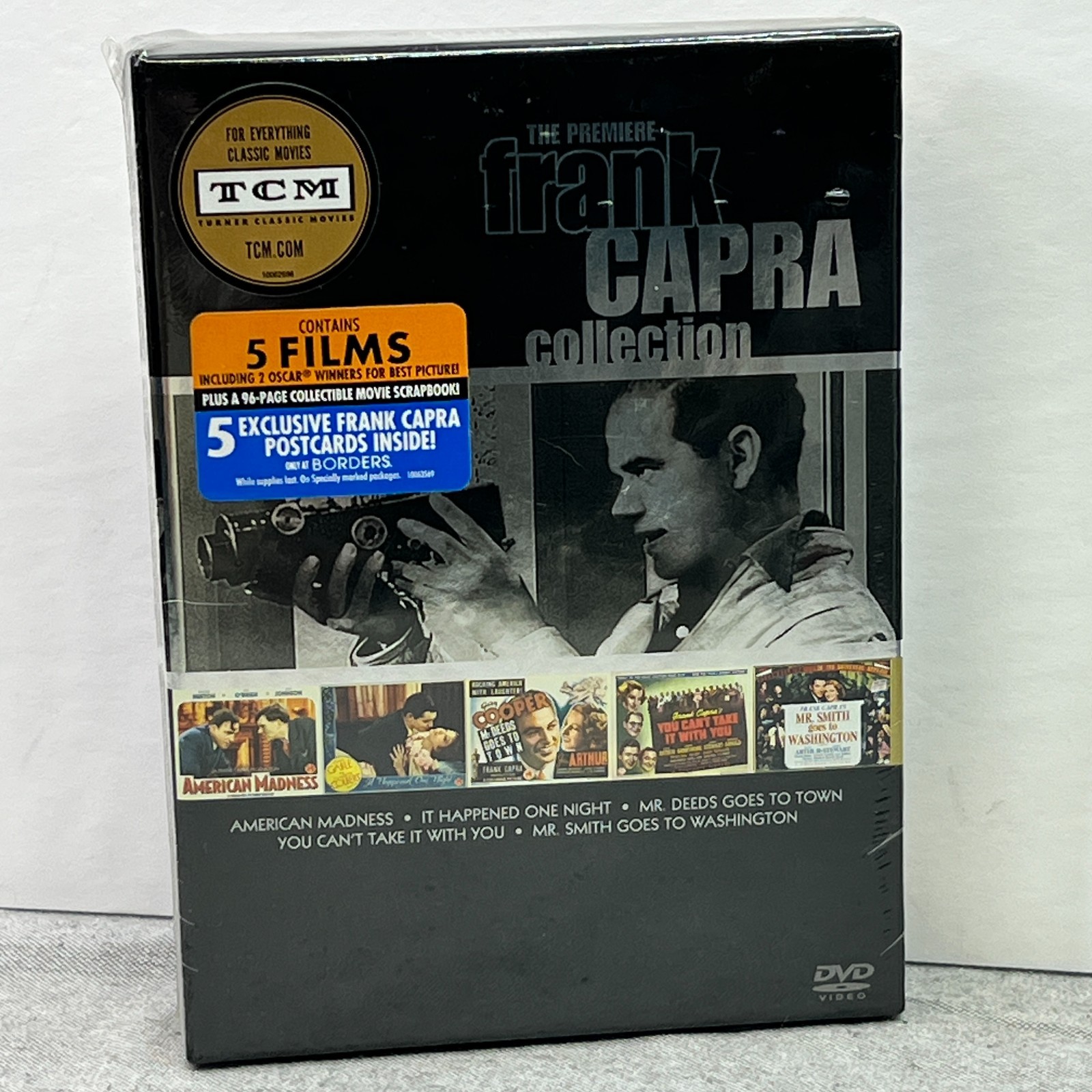 The Premiere Frank Capra Collection Movie Scrapbook + 5 Exclusive Postcards DVD