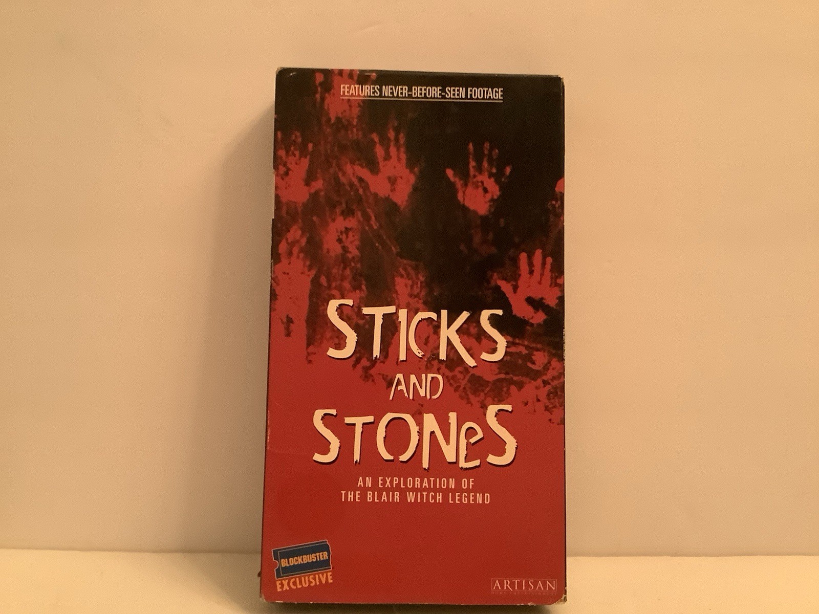 Sticks & Stones An Exploration of the Blair Witch Legend VHS Tape Artisan 1999