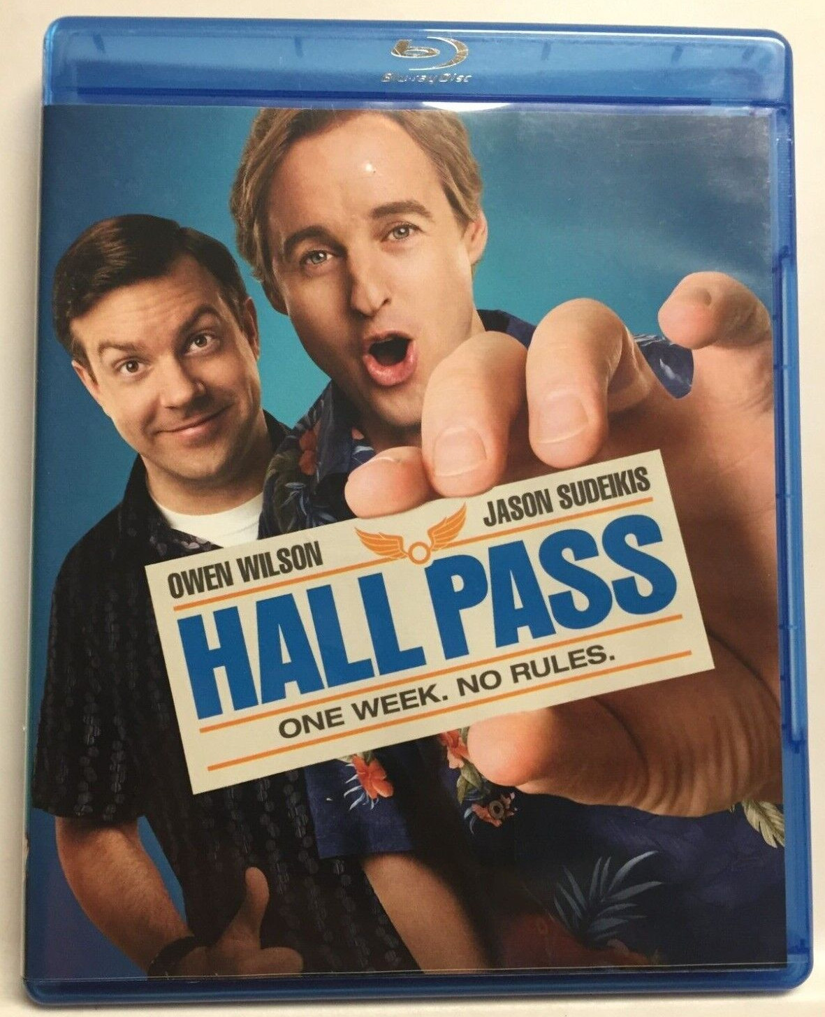 Hall Pass (Blu-ray,2011) Owen Wilson,Jason Sudeikis,Not a Scratch!