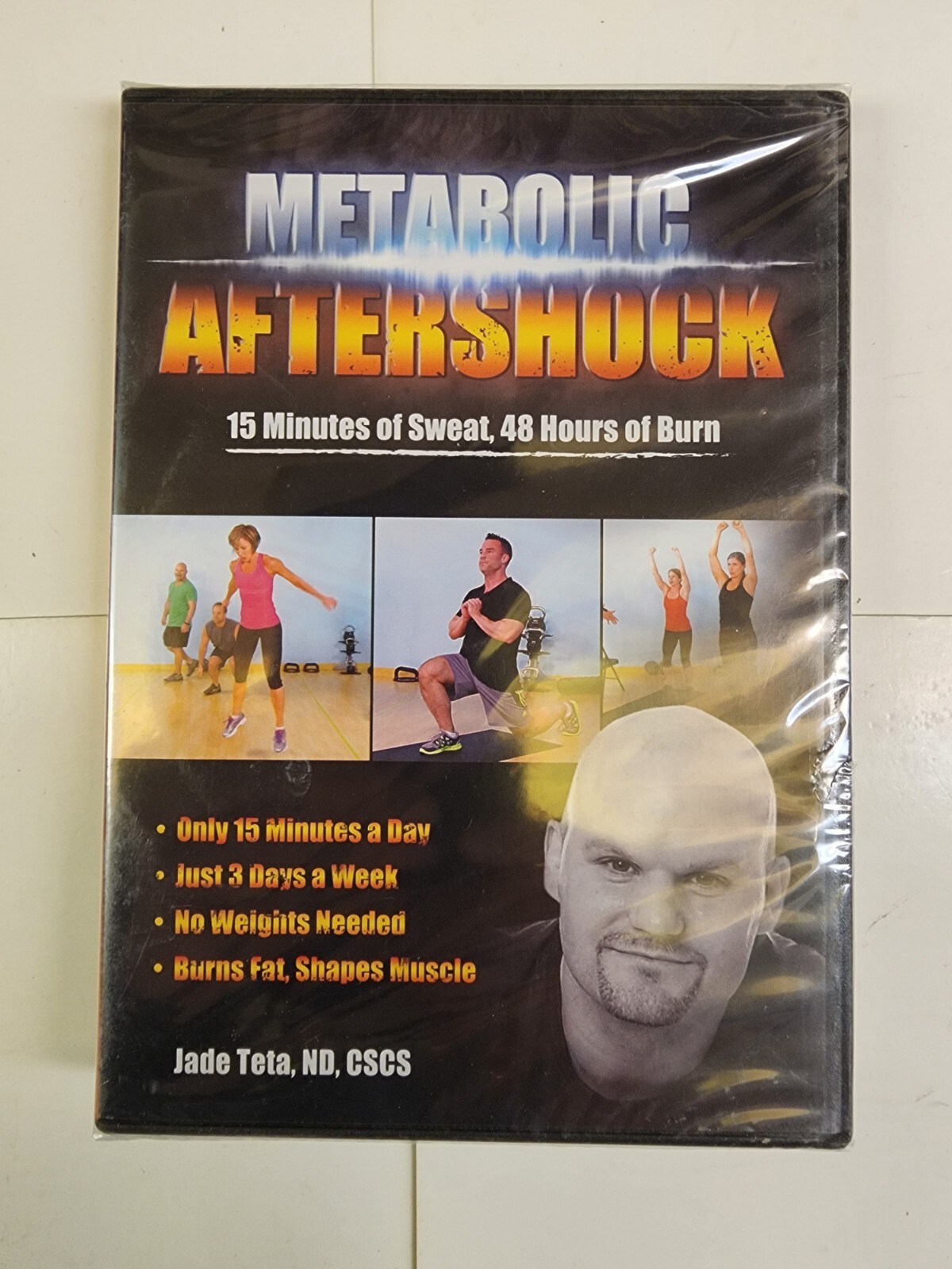 Metabolic Aftershock: 15 Minutes of Sweat, 48 Hours of Burn(DVD, 2014) BRAND NEW