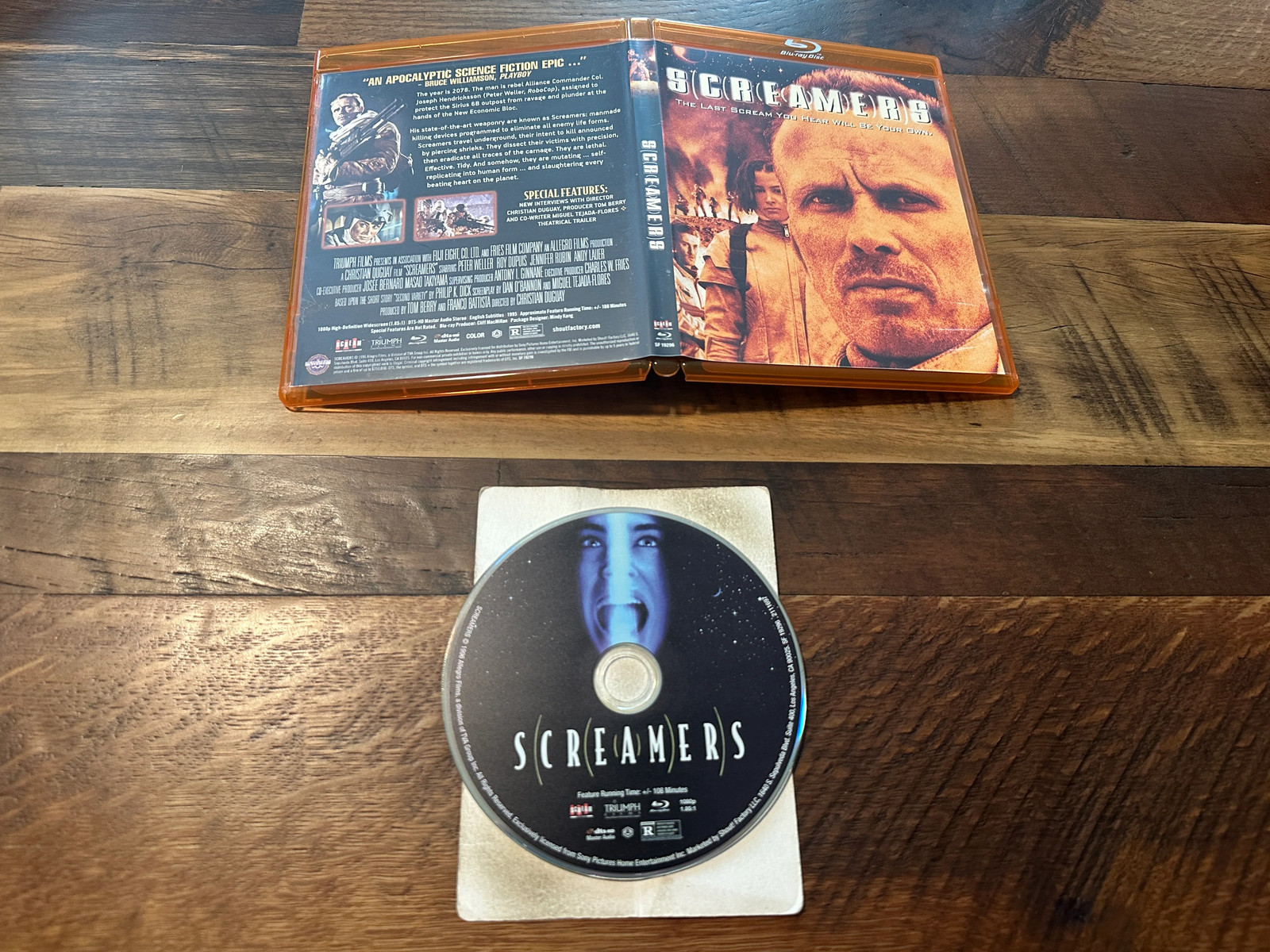 Screamers (Blu ray, Scream Factory, 90’s Classic, Widescreen)