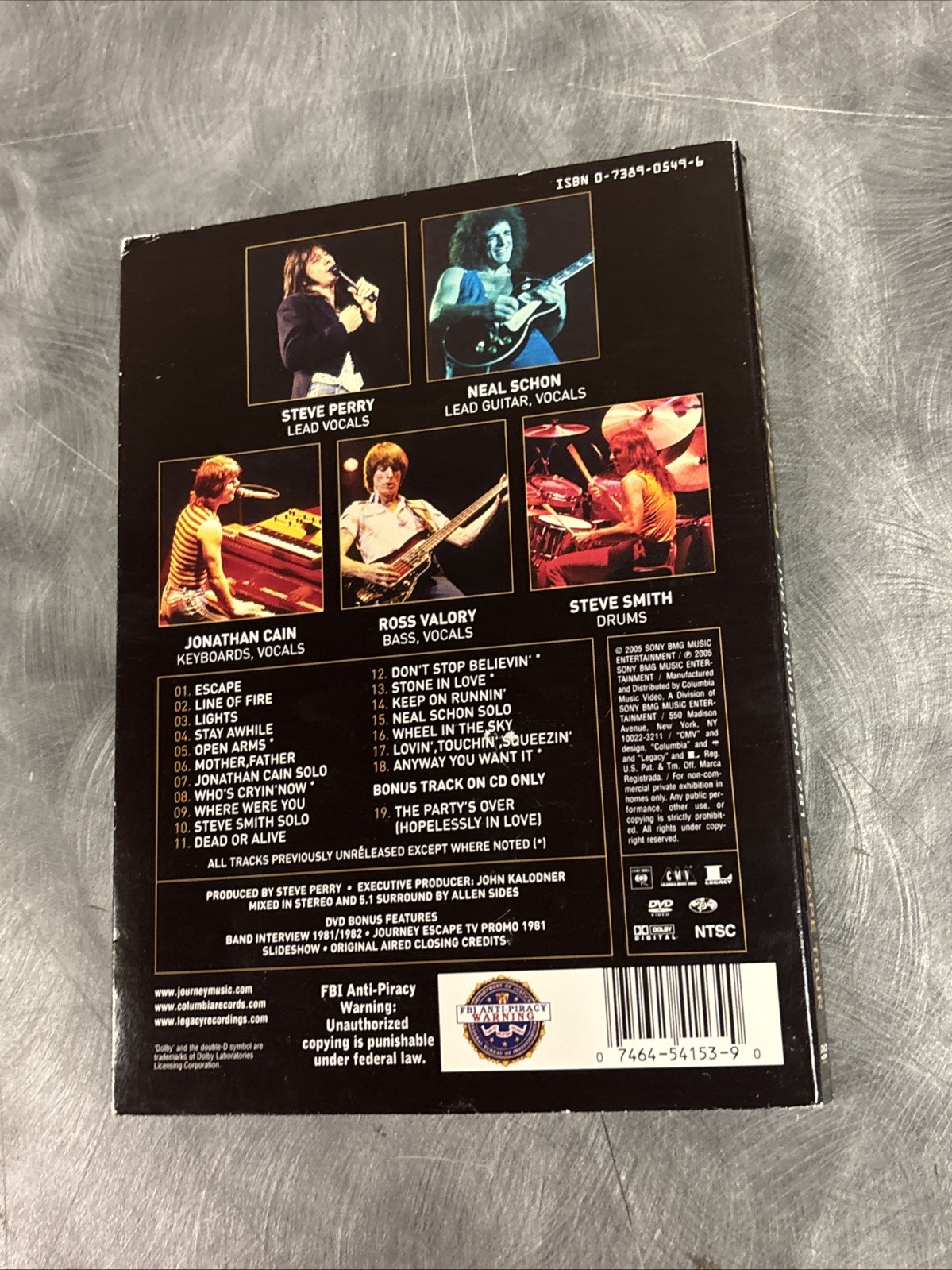 Journey – Live in Houston 1981: Escape Tour (DVD, 2005, 2-Disc Set, Includes CD)