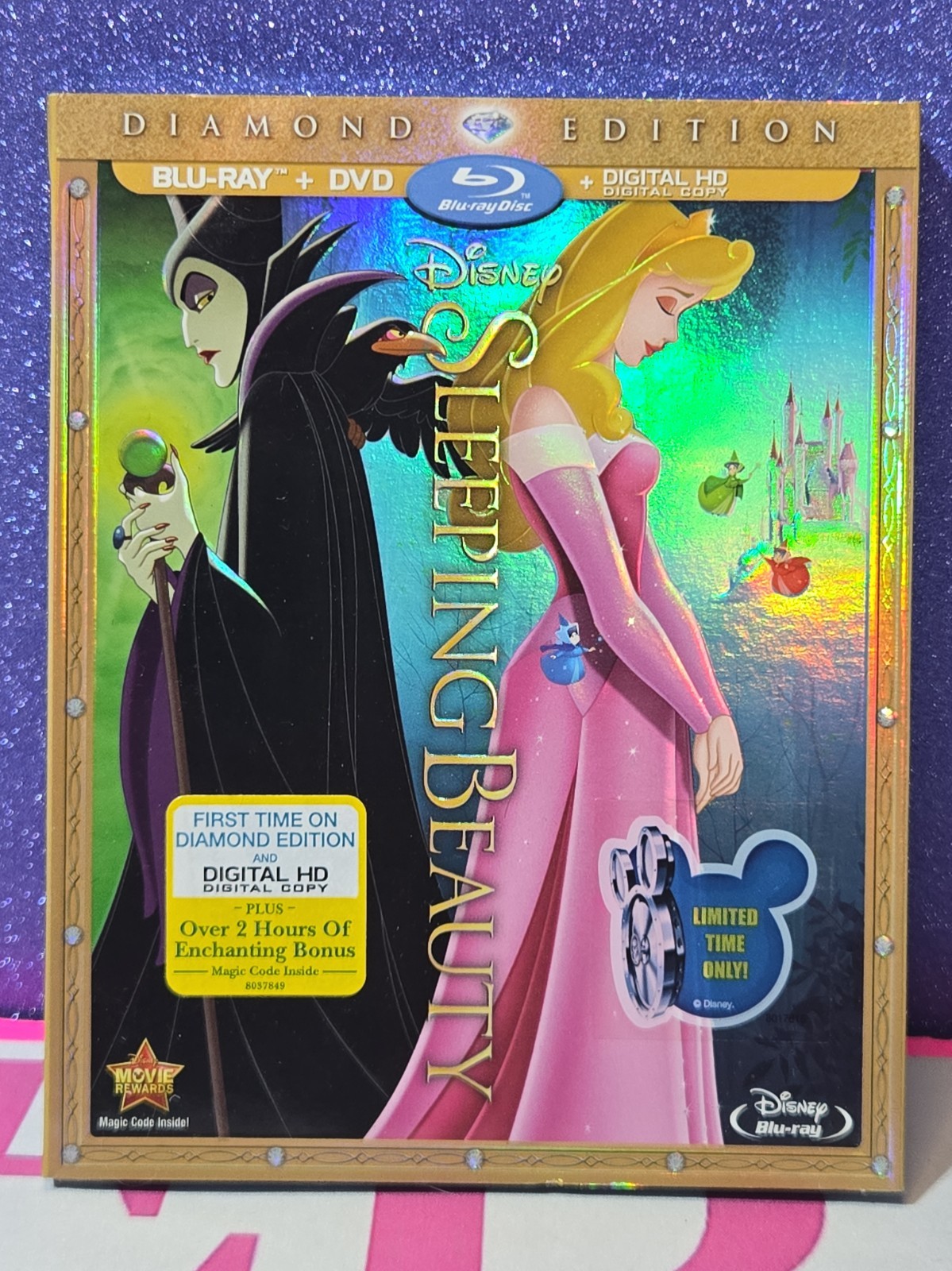 Sleeping Beauty: Diamond Edition (Blu-ray, 1959) SLIPCOVER NEW SEALED