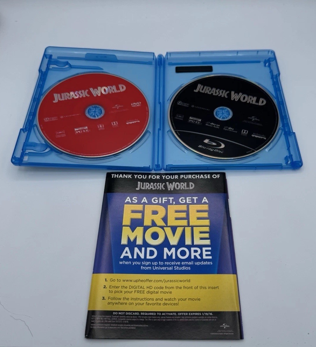 Jurassic World (Blu-ray, 2015)