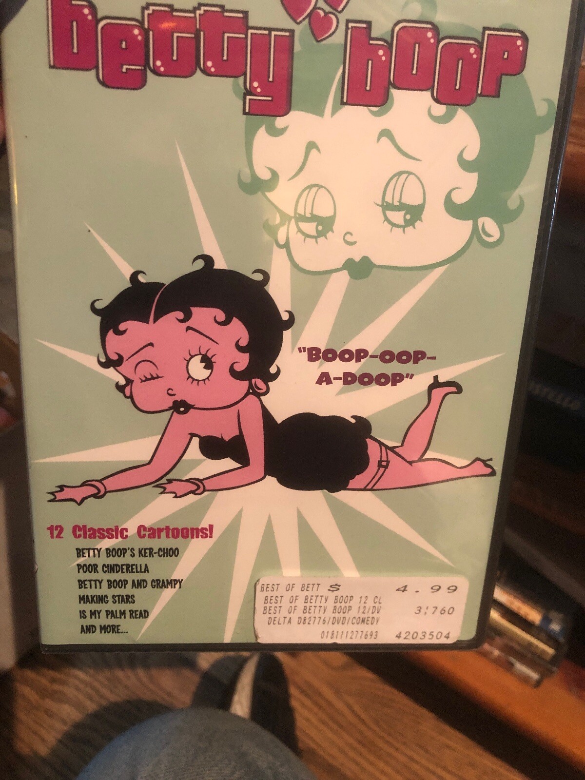 THE BEST OF BETTY BOOP DVD, 12 CLASSIC CARTOON BOOP-OOP-A-DOOP, B/W 82 MIN.
