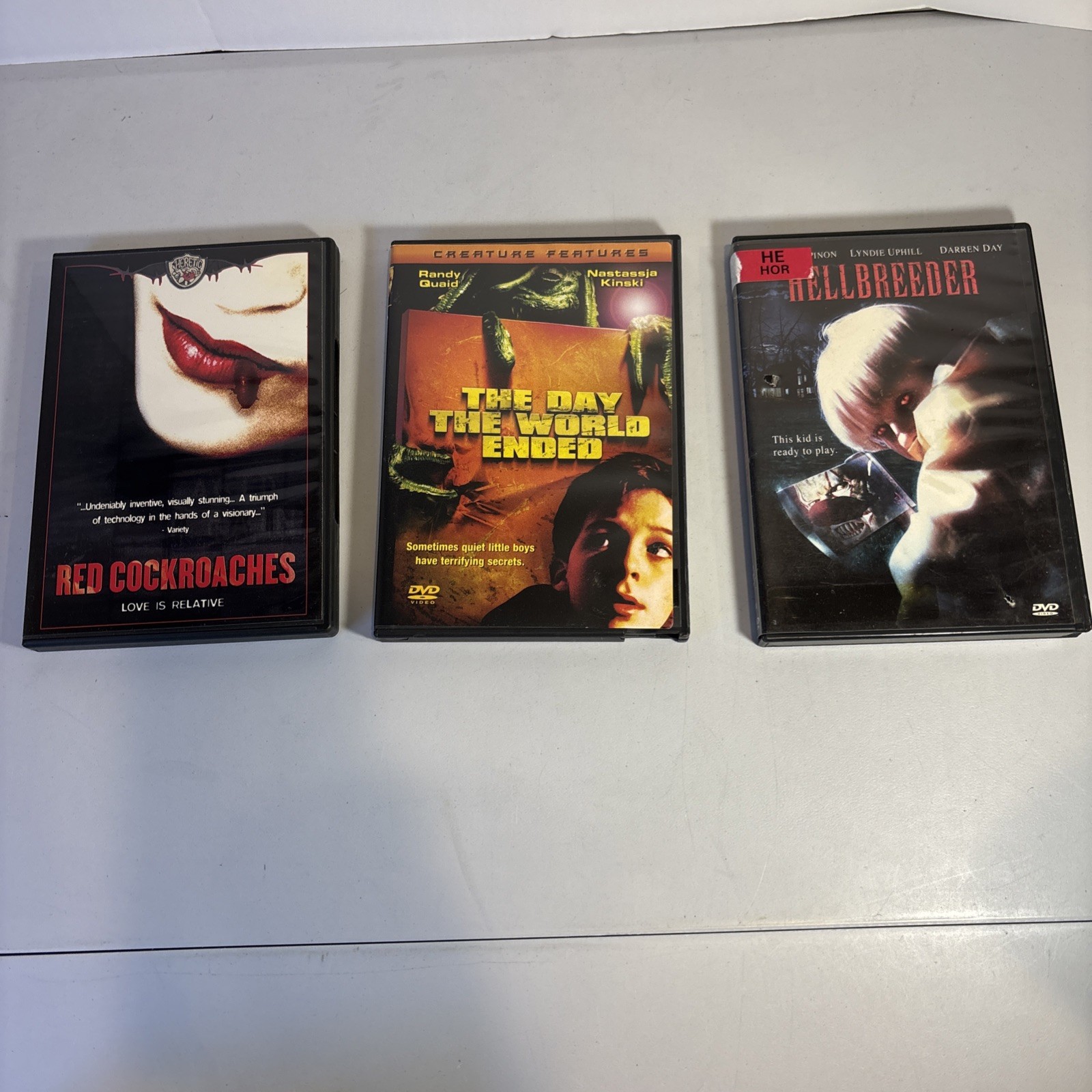 Horror DVD Lot B-Movie Cult Sci-Fi Slashers 13 Movie Bundle Roost Evil Alien OOP