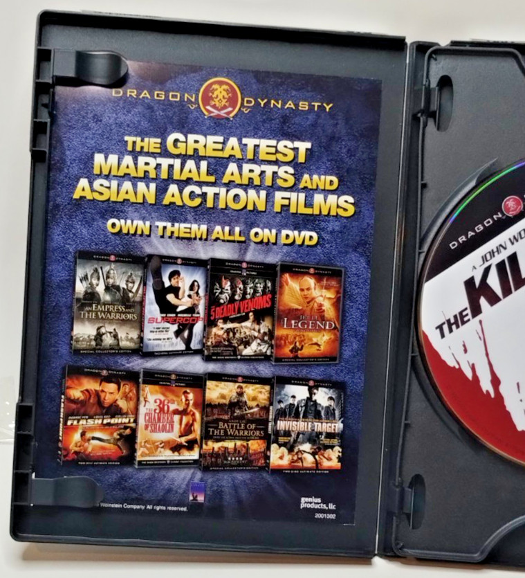 The Killer 1989 DVD John Woo Chow Yun-Fat The Criterion Collection Action