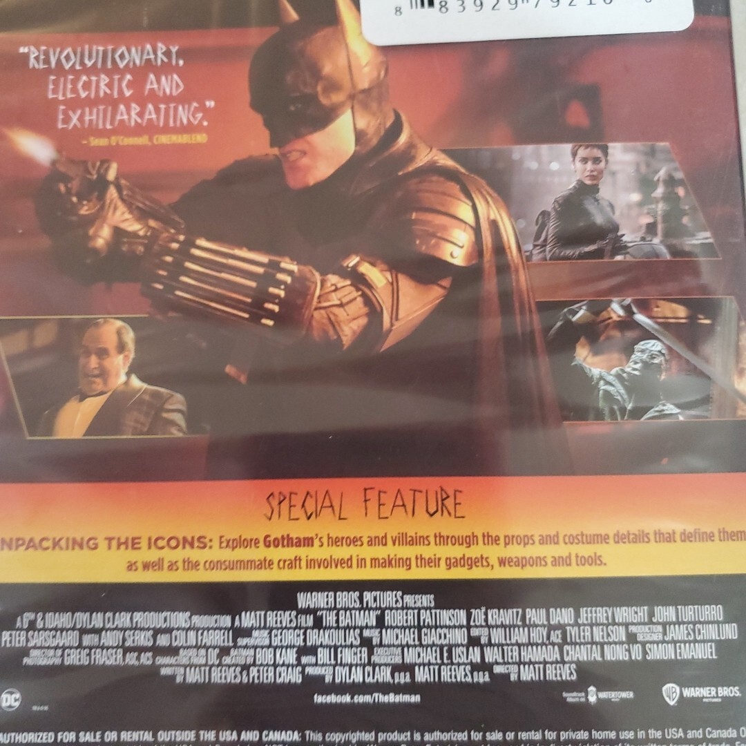 The Batman DVD Robert Pattinson NEW SEALED