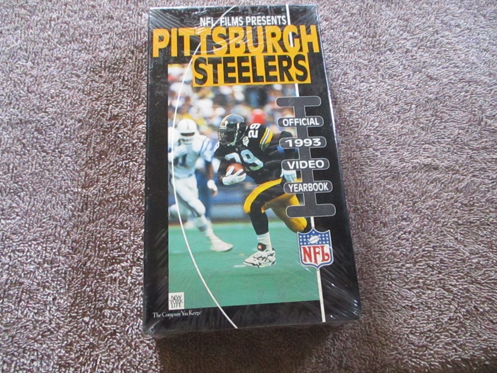 Pittsburgh Steelers 1993 Official Team Video Yearbook NFL 1992 Season Sealed VHS