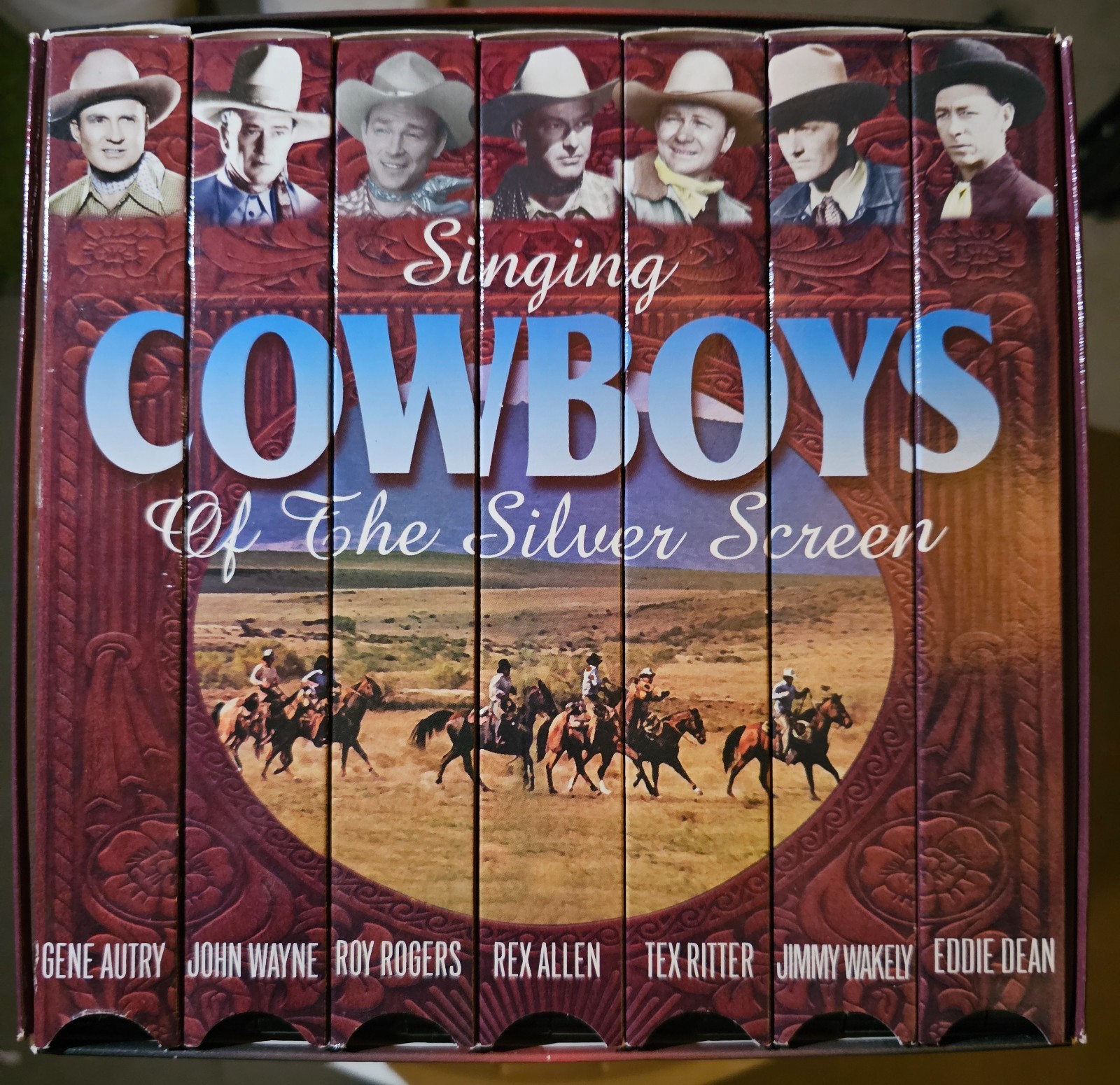 Singing Cowboys of the Silver Screen Color –  7 VHS SET #31443 1996 made in USA