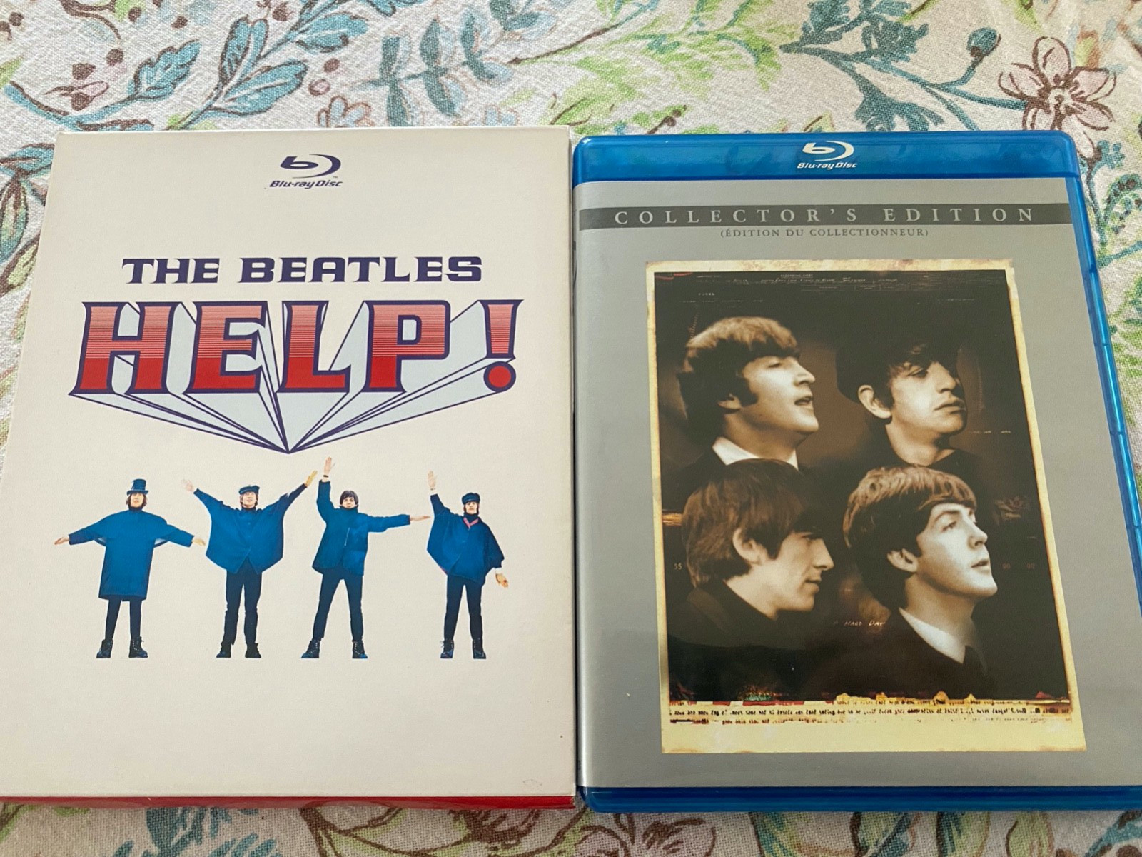 LOT OF 2 BEATLES ON BLU-RAY HELP! AND A HARD DAY’S NIGHT