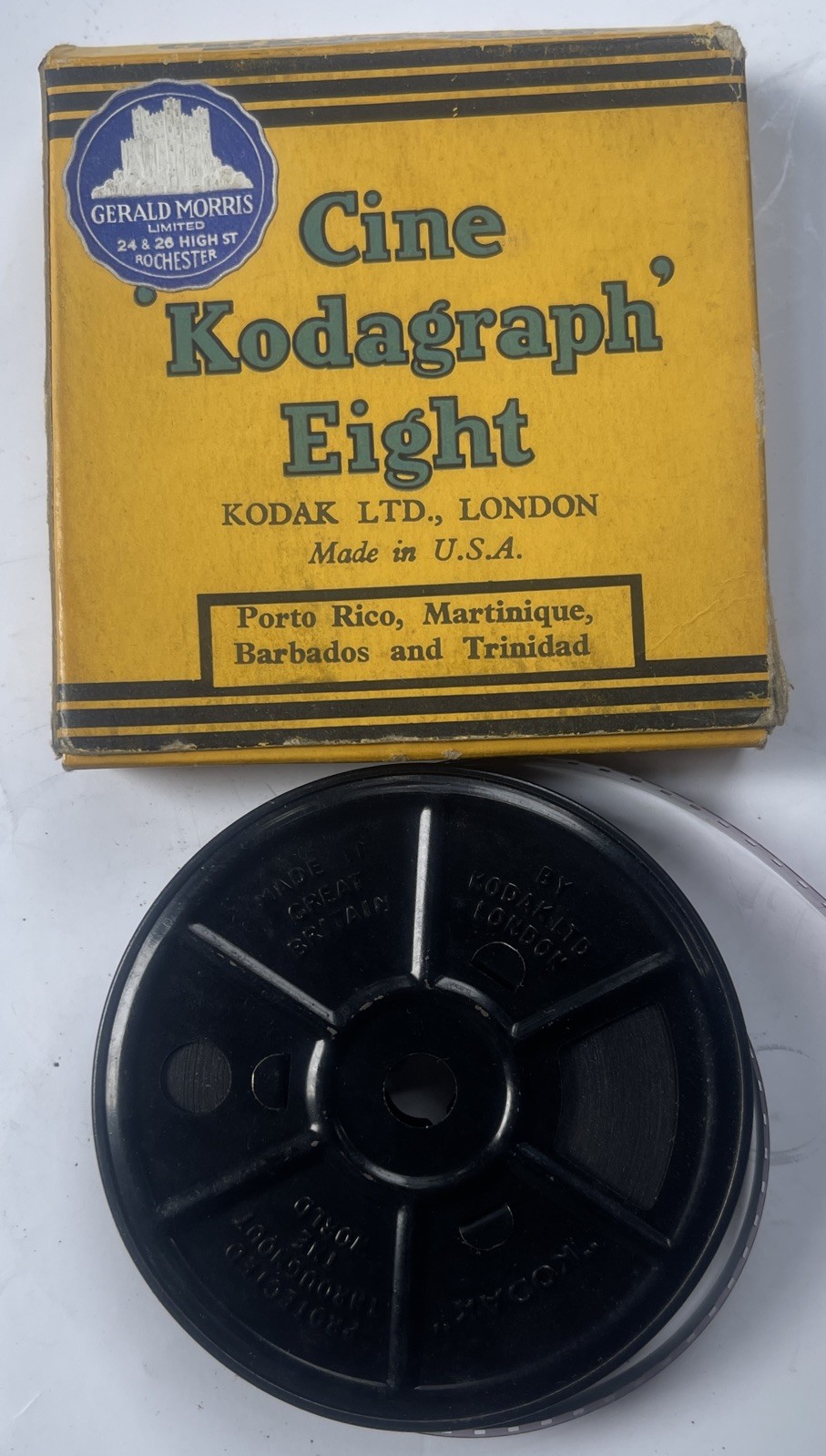 Cine Kodagraph eight – No.81552 Porto Rico,Martinique,Barbados & Trinidad