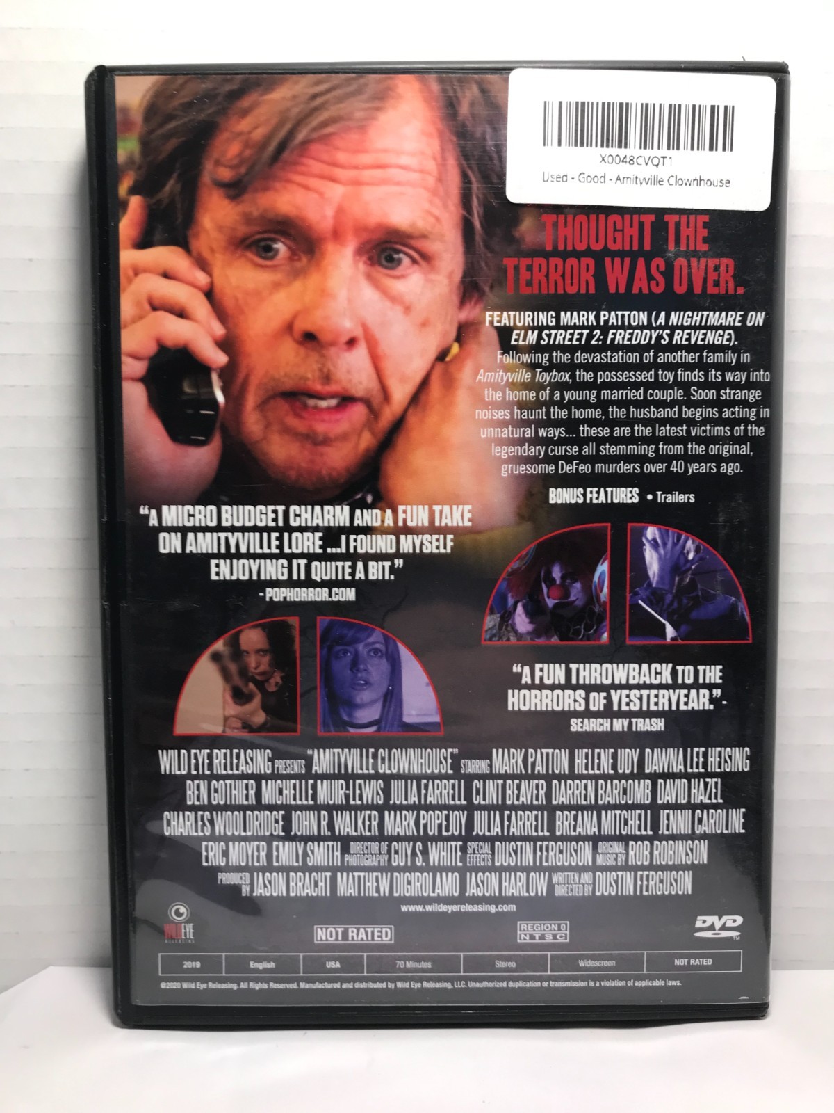 Amityville Clownhouse (DVD, 2020)