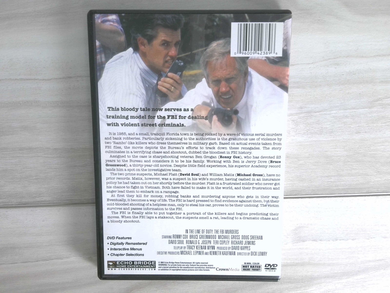 In the Line of Duty: The FBI Murders (DVD, 2005) Michael Gross HTF RARE OOP