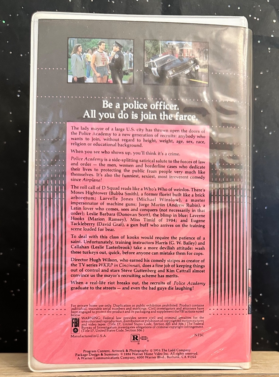 BETAMAX Movie “Police Academy” (Beta, 1984)