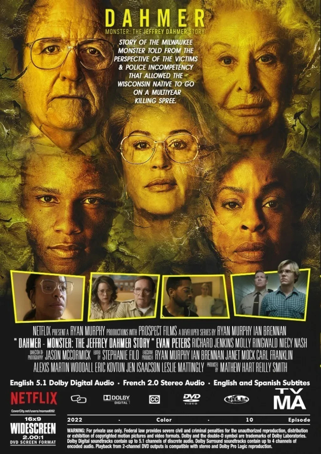 Dahmer (2022) Complete Series DVD True Crime Drama Region Free English Subtitles