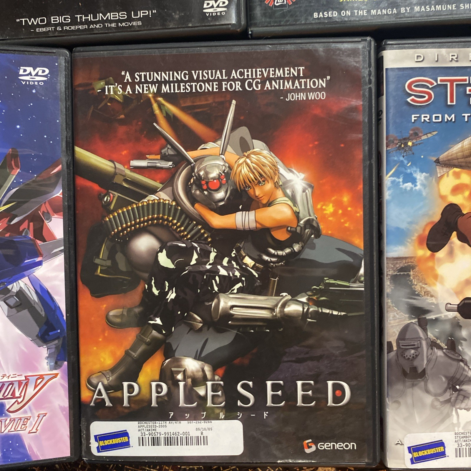 Old School, Authentic Anime, Dvd Bundle Steam Boy, Appleseed, Gundam, G.I. Joe