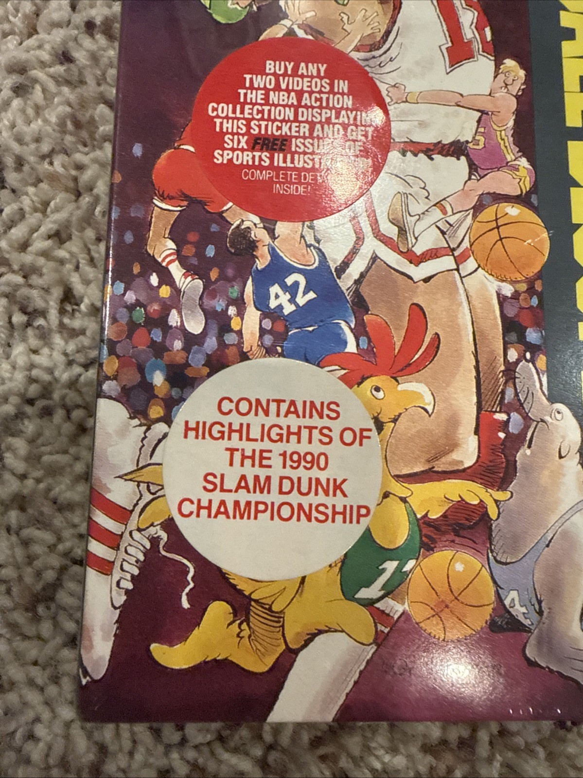 All New Dazzling Dunks and Basketball Bloopers VHS NBA 1990 Vintage SEALED