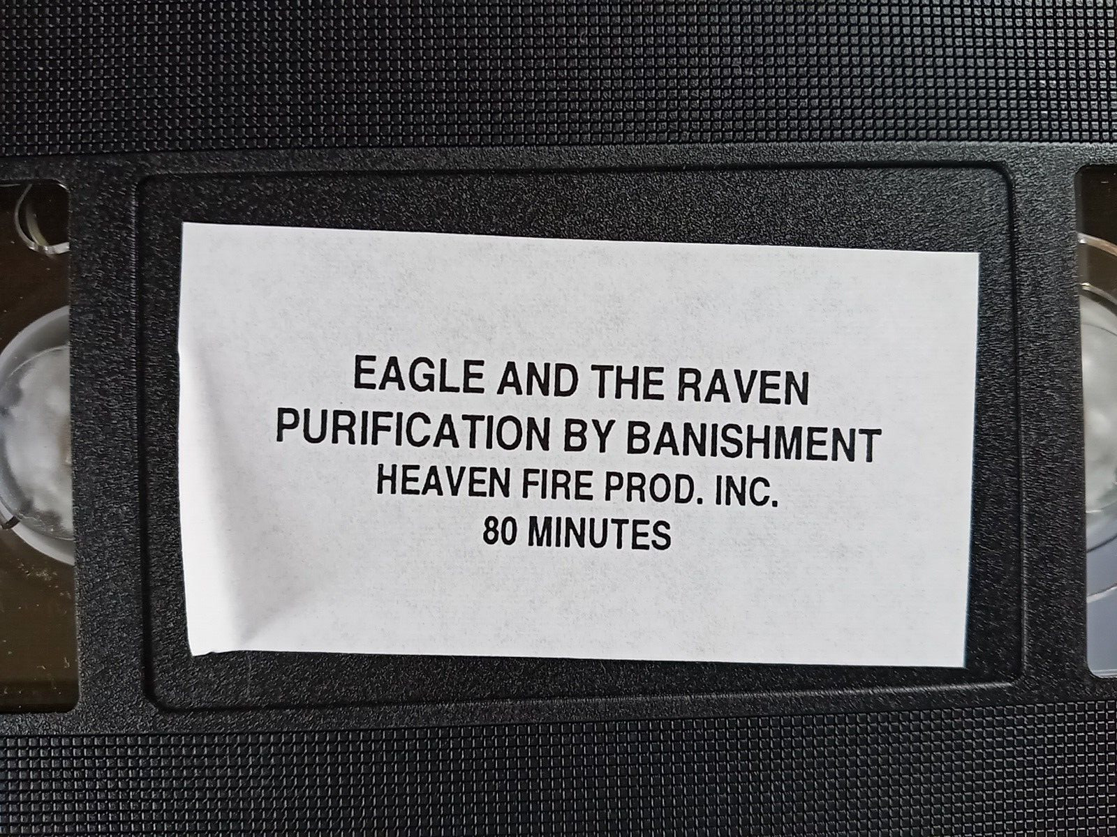 HTF Eagle & The Raven A Purification by Banishment VHS 1996 Native American Teen