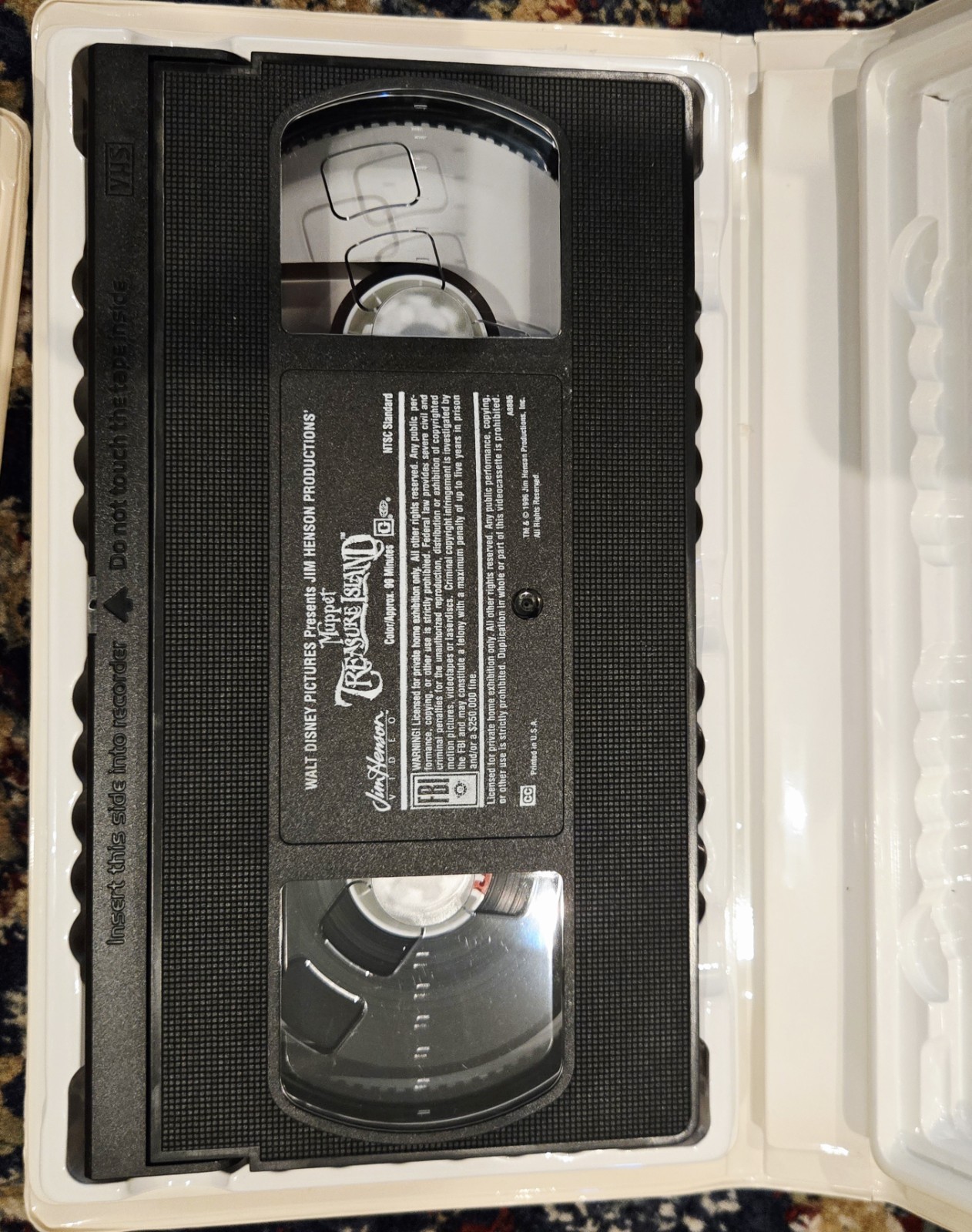 Lot of 3 Vintage Muppet VHS Movies Good Pre-Owned Condition Jim Henson