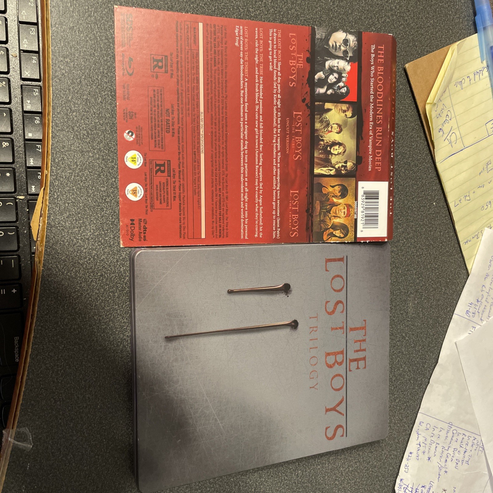 THE LOST BOYS TRILOGY Blu-ray Steelbook No Scratches