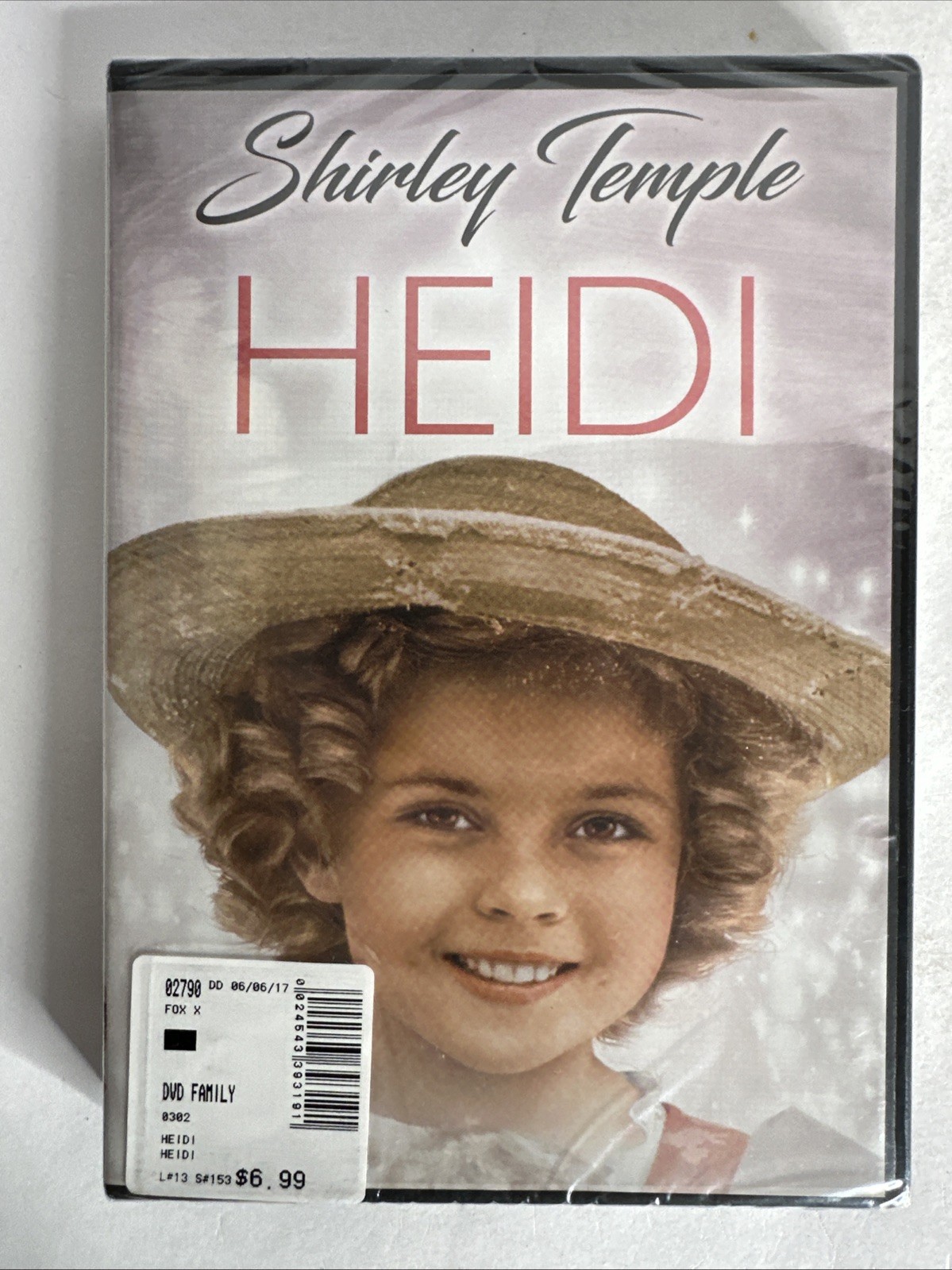Heidi [New DVD 2017] Full Frame, Subtitled, Dolby 1937 Film Shirley Temple