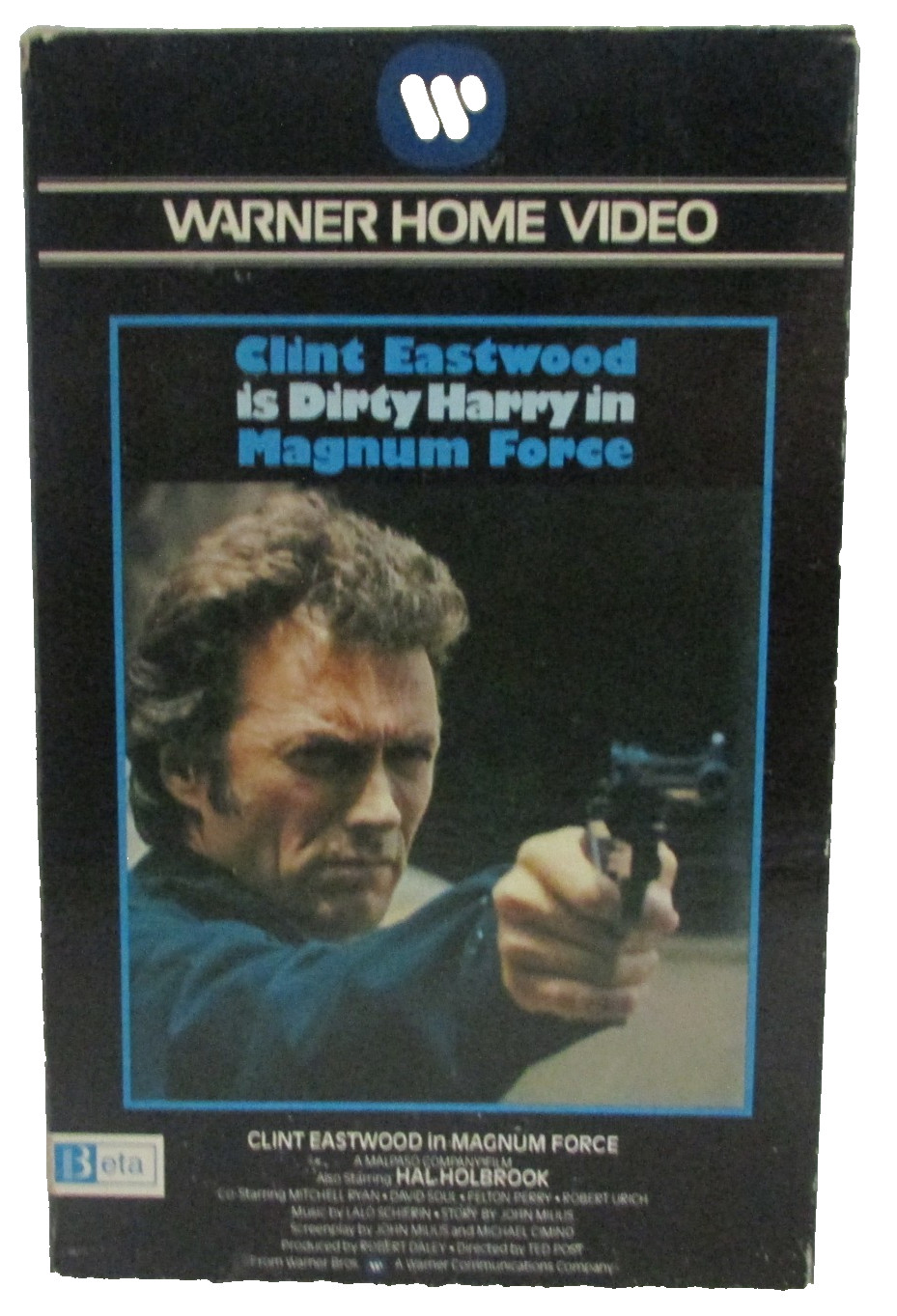 VINTAGE 1973 Warner Dirty Harry Magnum Force Betamax Beta Tape (BIG BOX)