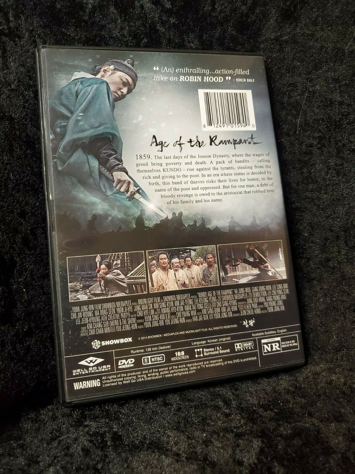 Kundo Age Of The Rampant DVD Ha Jung-Woo Gang Dong-Won Lee Sung-Min