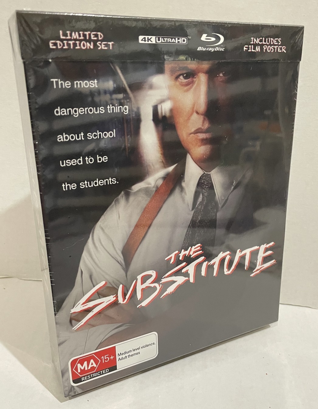 THE SUBSTITUTE (1996) Limited Numbered Edition Box Set 4K UHD Blu-Ray NEW