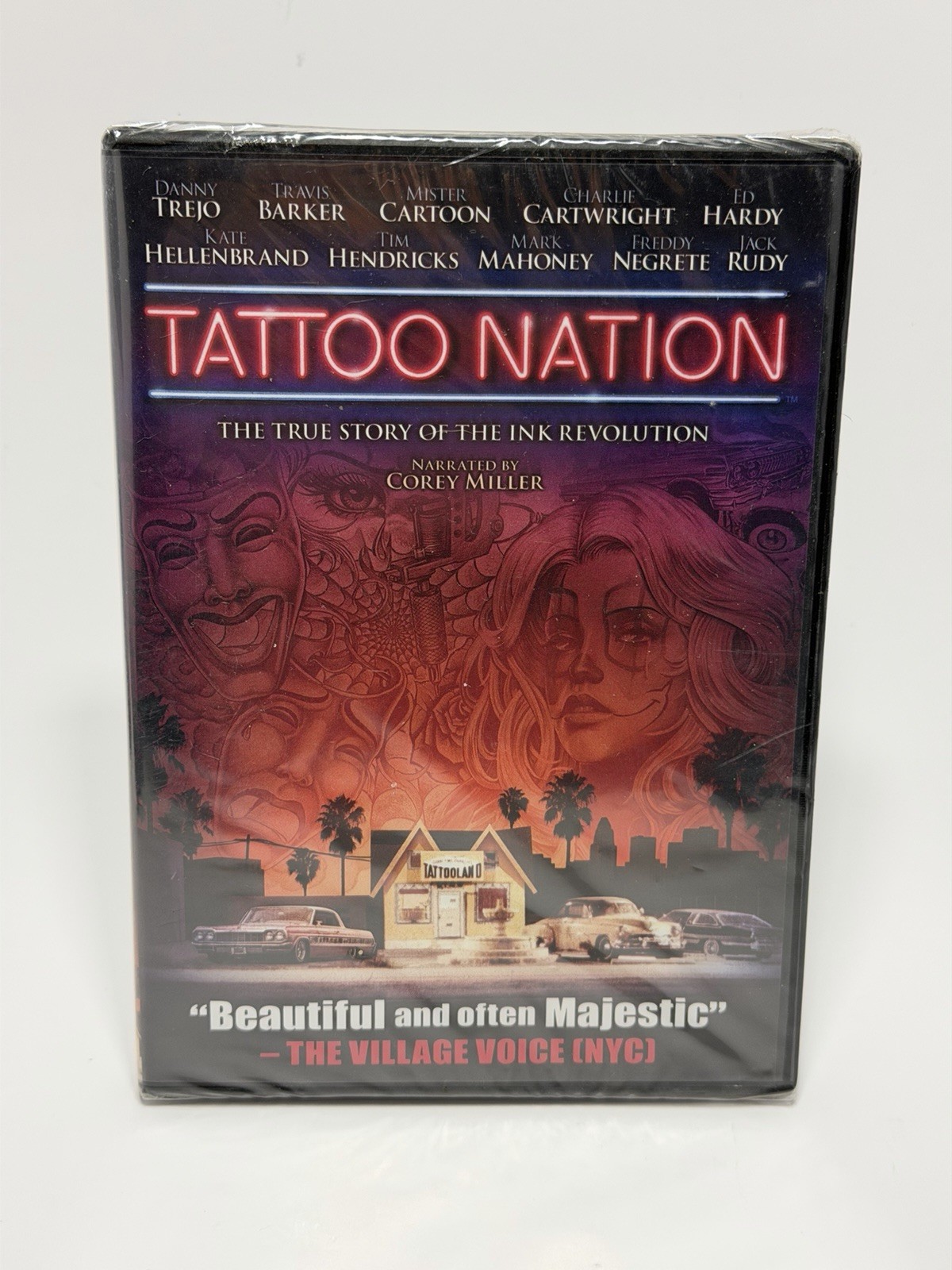 Sealed – Tattoo Nation DVD Documentary Danny Trejo Travis Barker RARE Cover