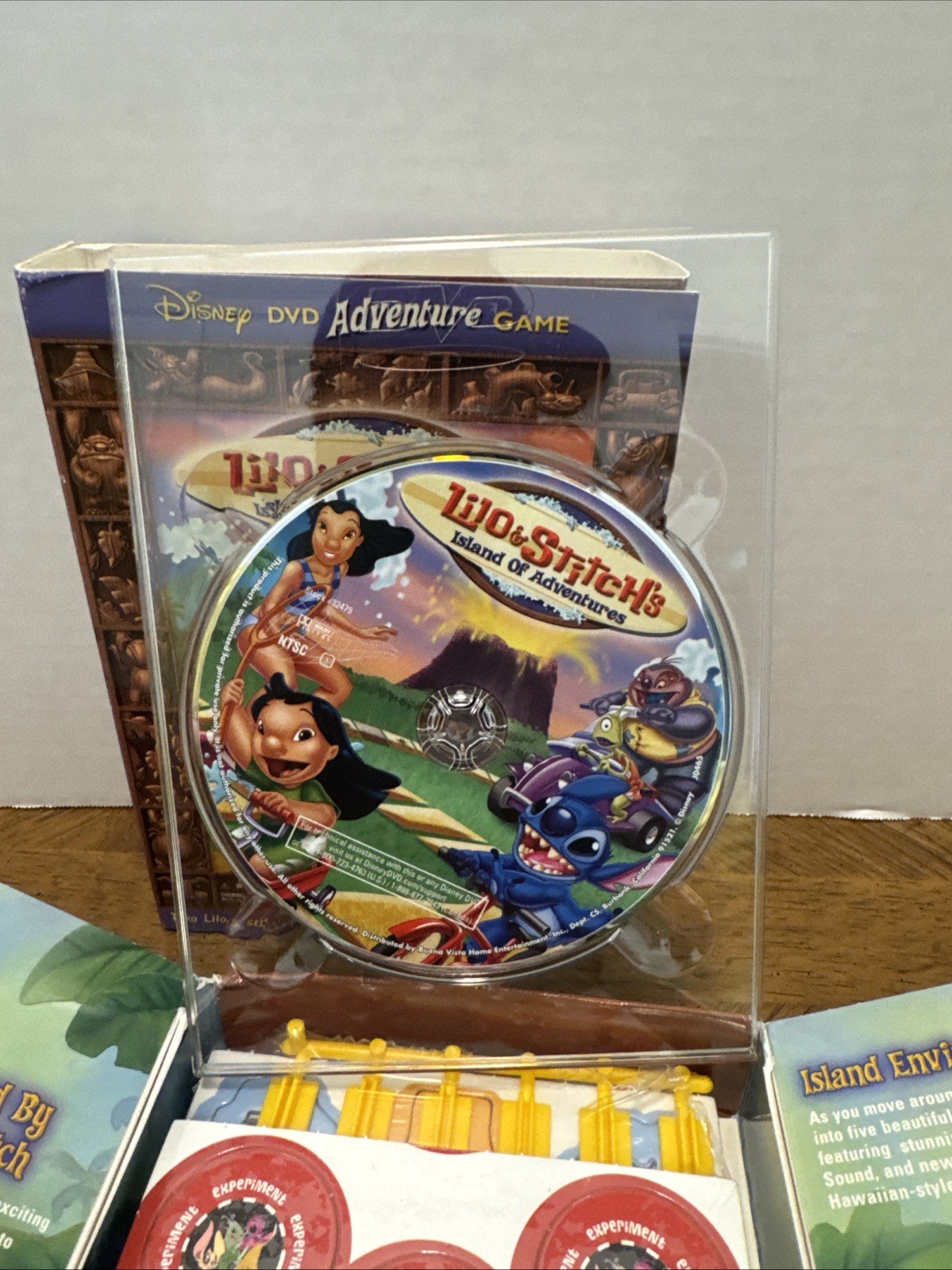 Lilo & Stitch’s Island of Adventures DVD Disney Fun Family Board Game Complete