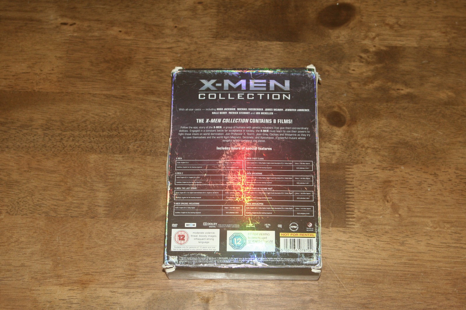 X-Men Collection – DVD Boxset 7 Movies Action & Adventure (2016) Hugh Jackman