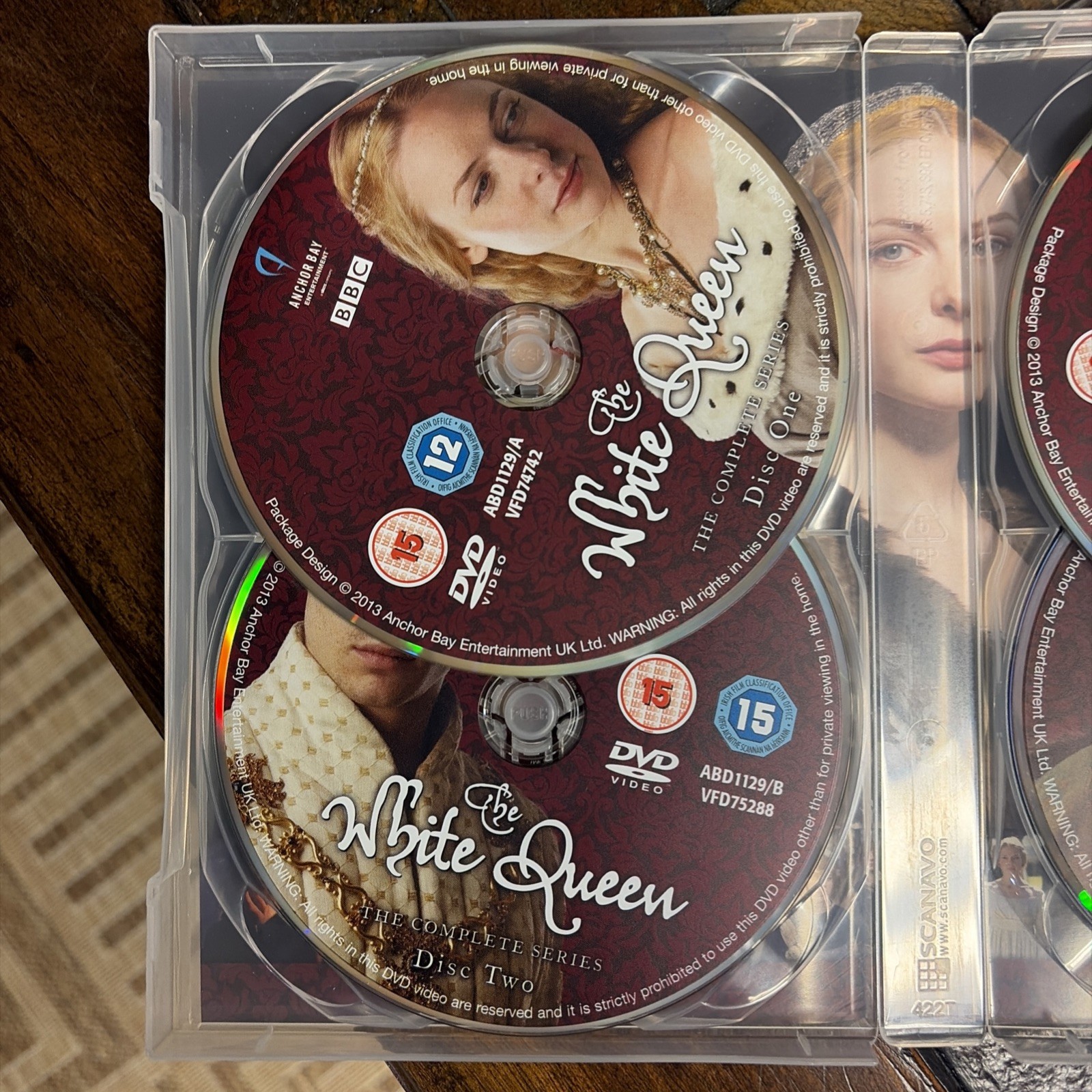 BBC – The White Queen – DVD – 4 x DVD Discs – 2013 – NEW