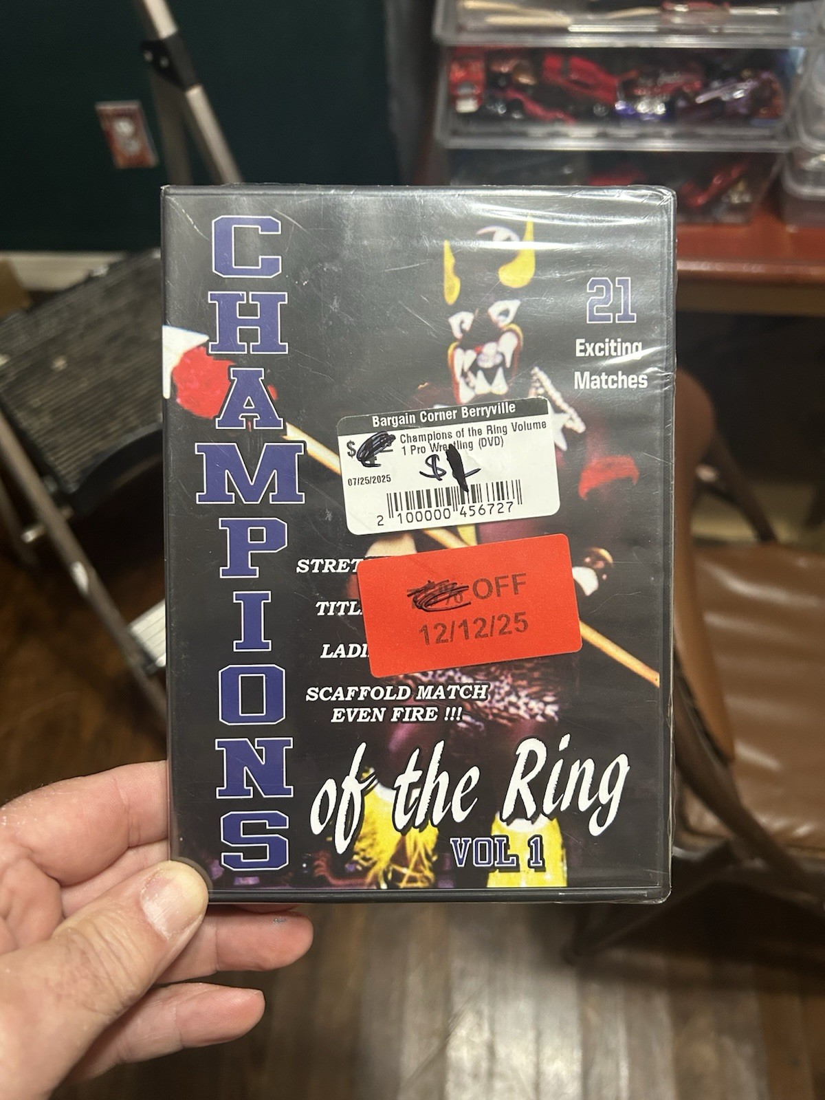 CHAMPIONS OF THE RING: VOL. 1 – 21 EXCITING MATCHES NEW DVD