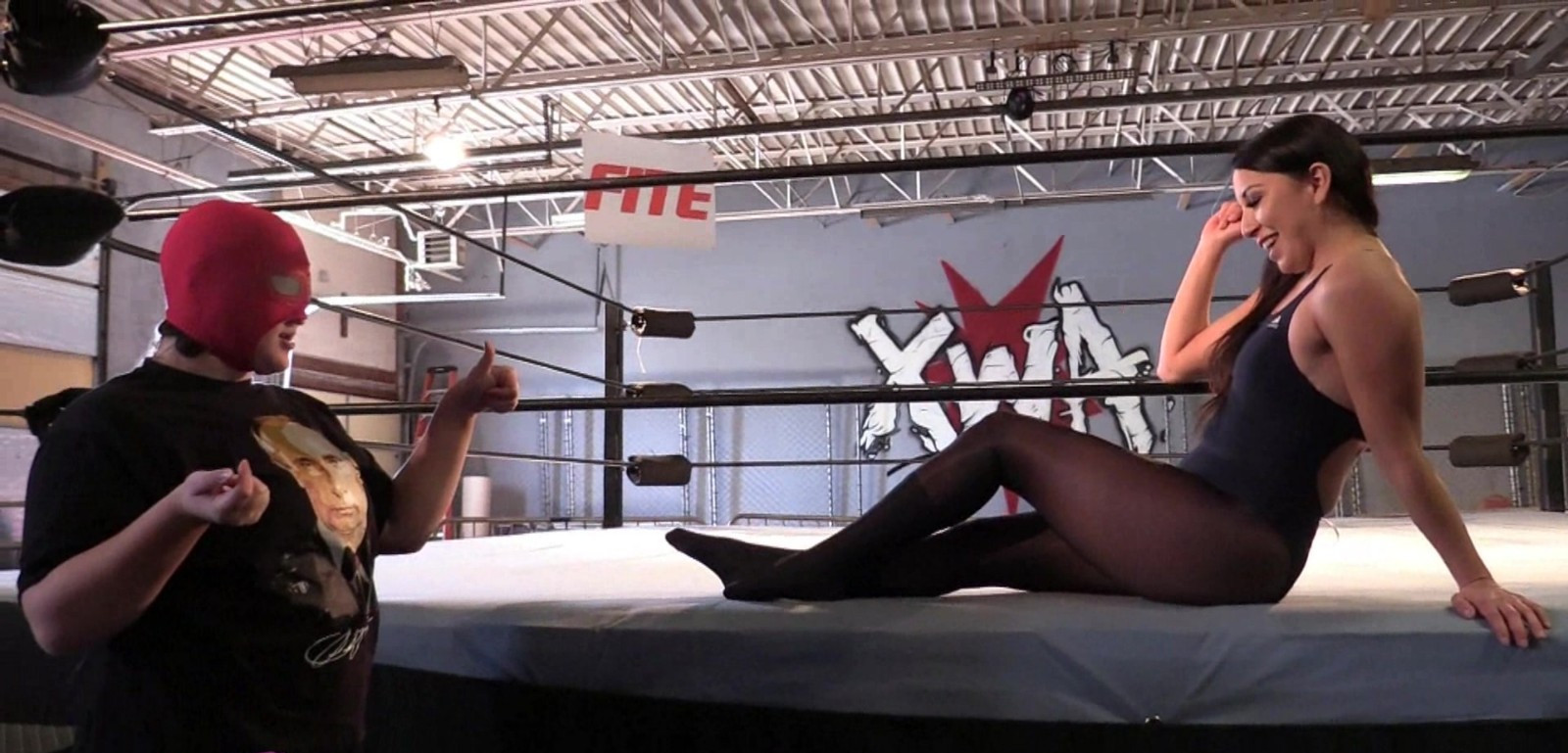 Female Wrestling Pro Mixed Ring Fight 1313 Davienne vs Violet Payne DVD KO TV PG