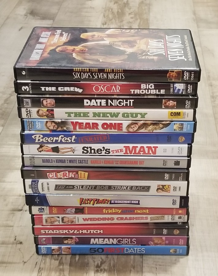 Lot of 16 DVDs Popular Comedy Movies Friday Fast Times Kevin Smith Adam Sandler