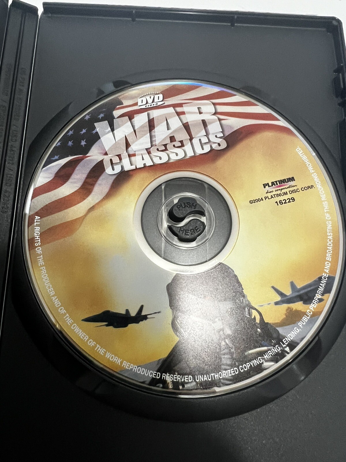 War Classics – 8 Feature Films (2003, 2-Disc Set) Vol. 1 is New Sealed Clean