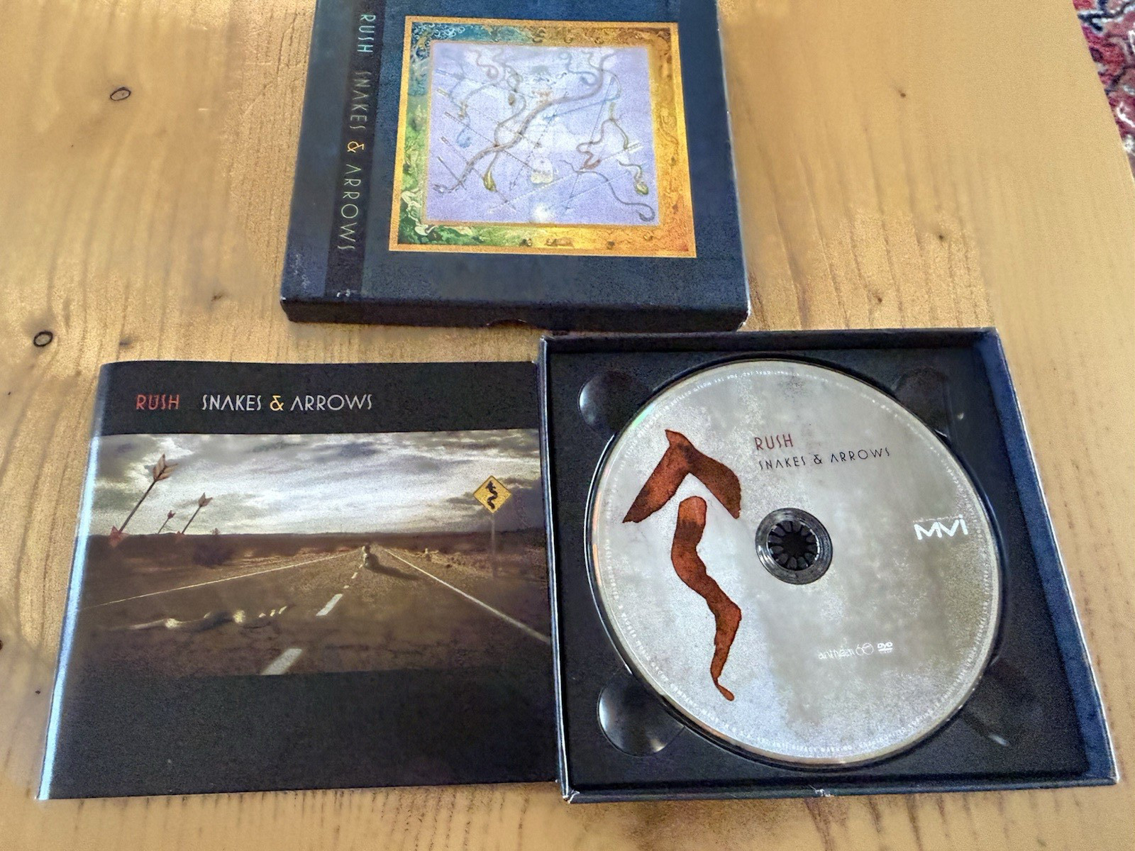 Rush Snakes & Arrows DVD With Booklet Limited Edition