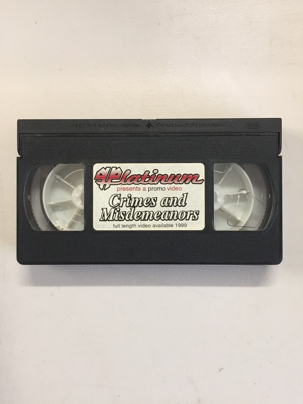 Platinum Skateboards – Crimes and Misdemeanors – 1998 – VHS
