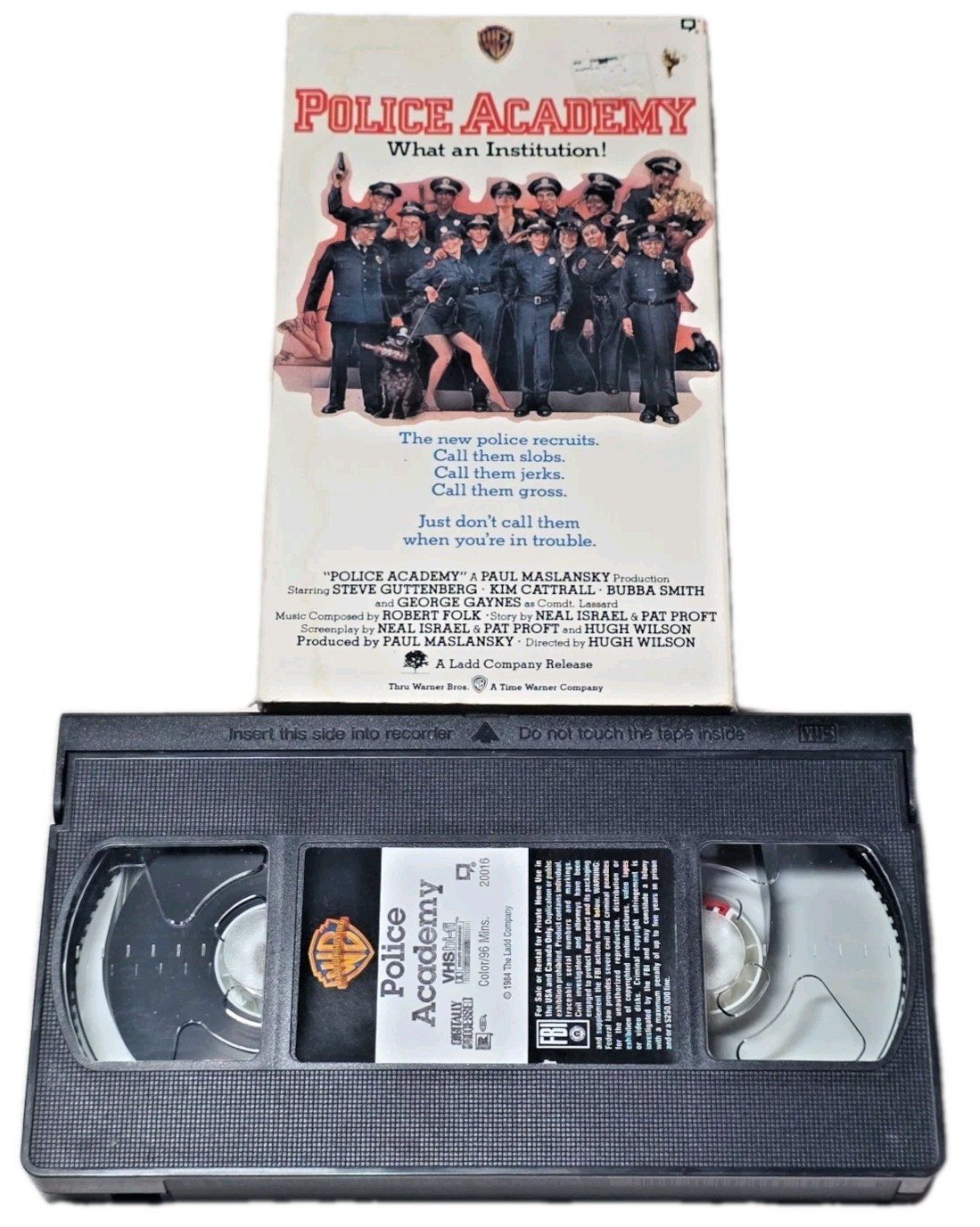 Vintage 1990 Warner Home Video Police Academy Classic 80’s Comedy VHS Video Tape