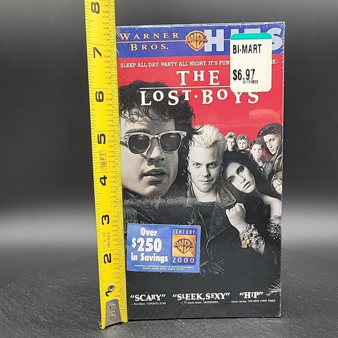 The Lost Boys VHS Cassette Tape 1987 Horror Movie 1980s Corey Feldman Vampire
