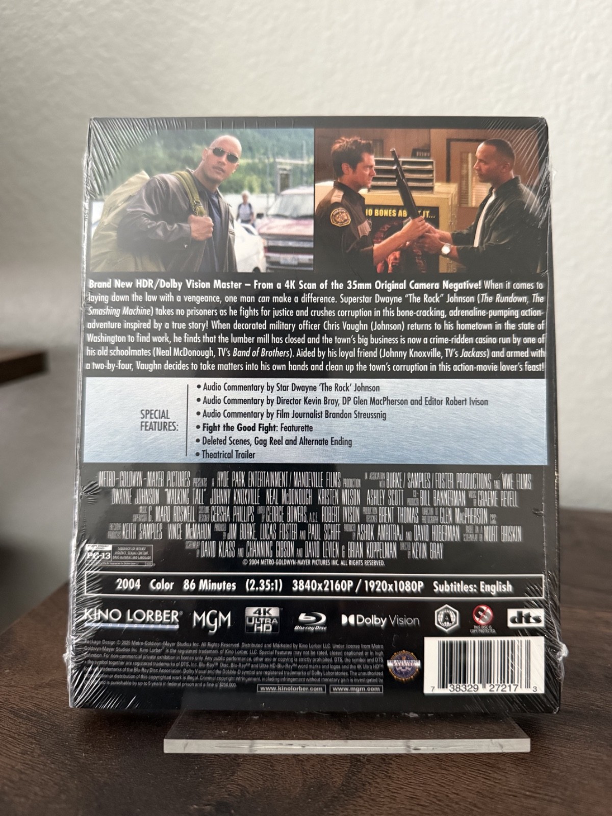Walking Tall 4K UHD Blu-ray / PLS READ / SOLD AS IS